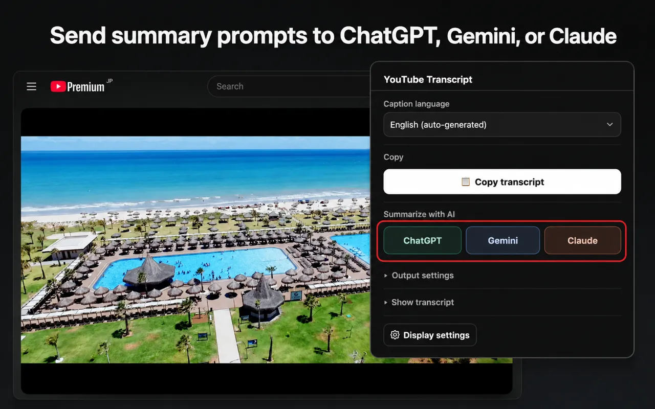 Build a prompt for ChatGPT or Claude